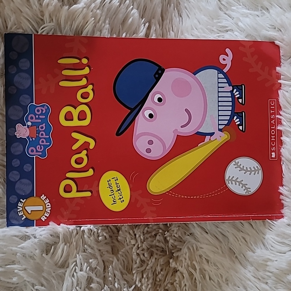 Peppa Pig: Play Ball!, book, learning, kids